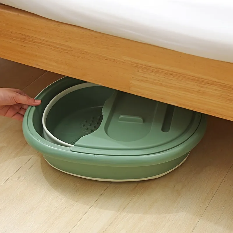Foldable Foot Bath & Foot Massager Set