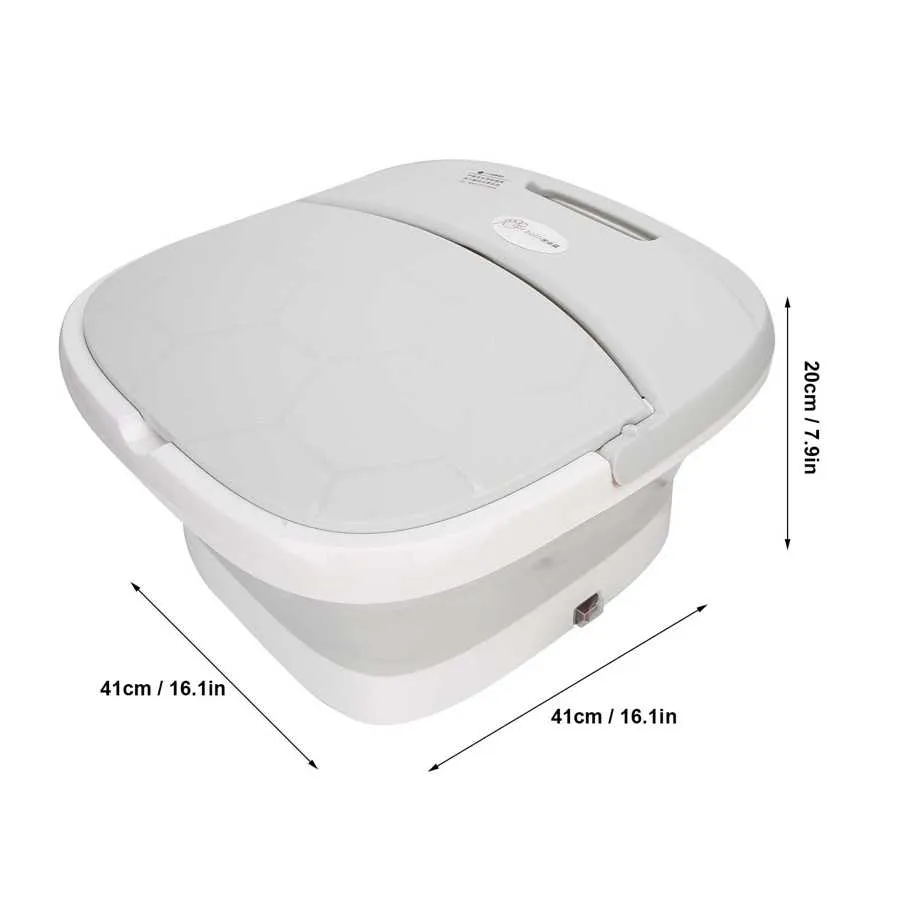 Foldable Foot Massager - Heating foot Bath Machine  Roller Relaxation