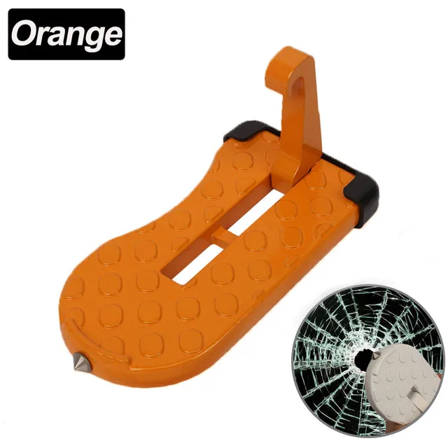 Foldable Latch Hook Foot Pedal |  Aluminum Stepping Stool To Reach Vehicle Top