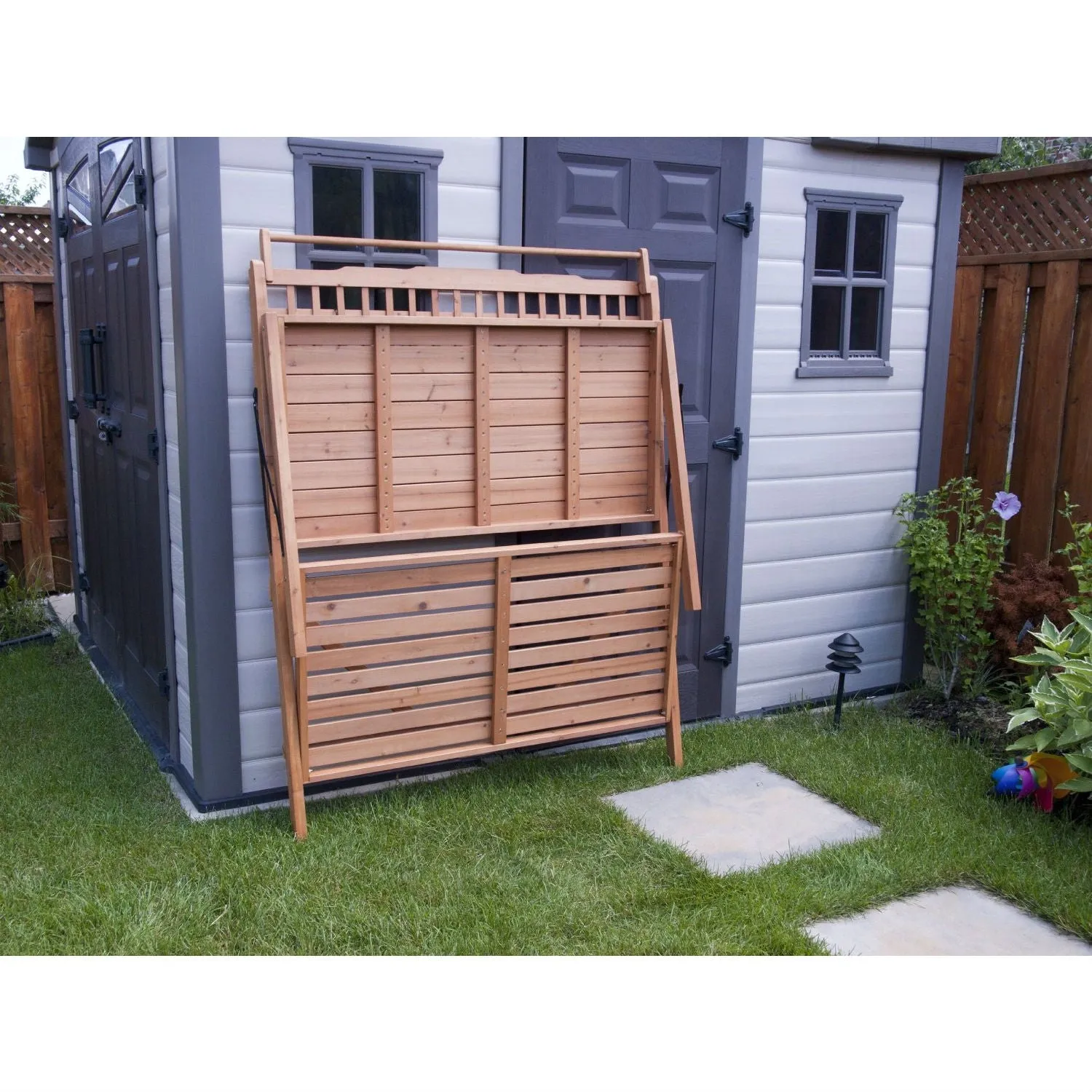 Foldable Potting Bench Home Garden Planting Station