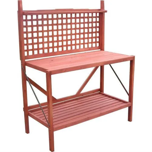 Foldable Potting Bench Home Garden Planting Station