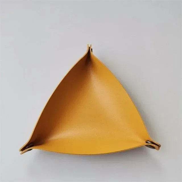 Foldable Vegan Leather Key Storage