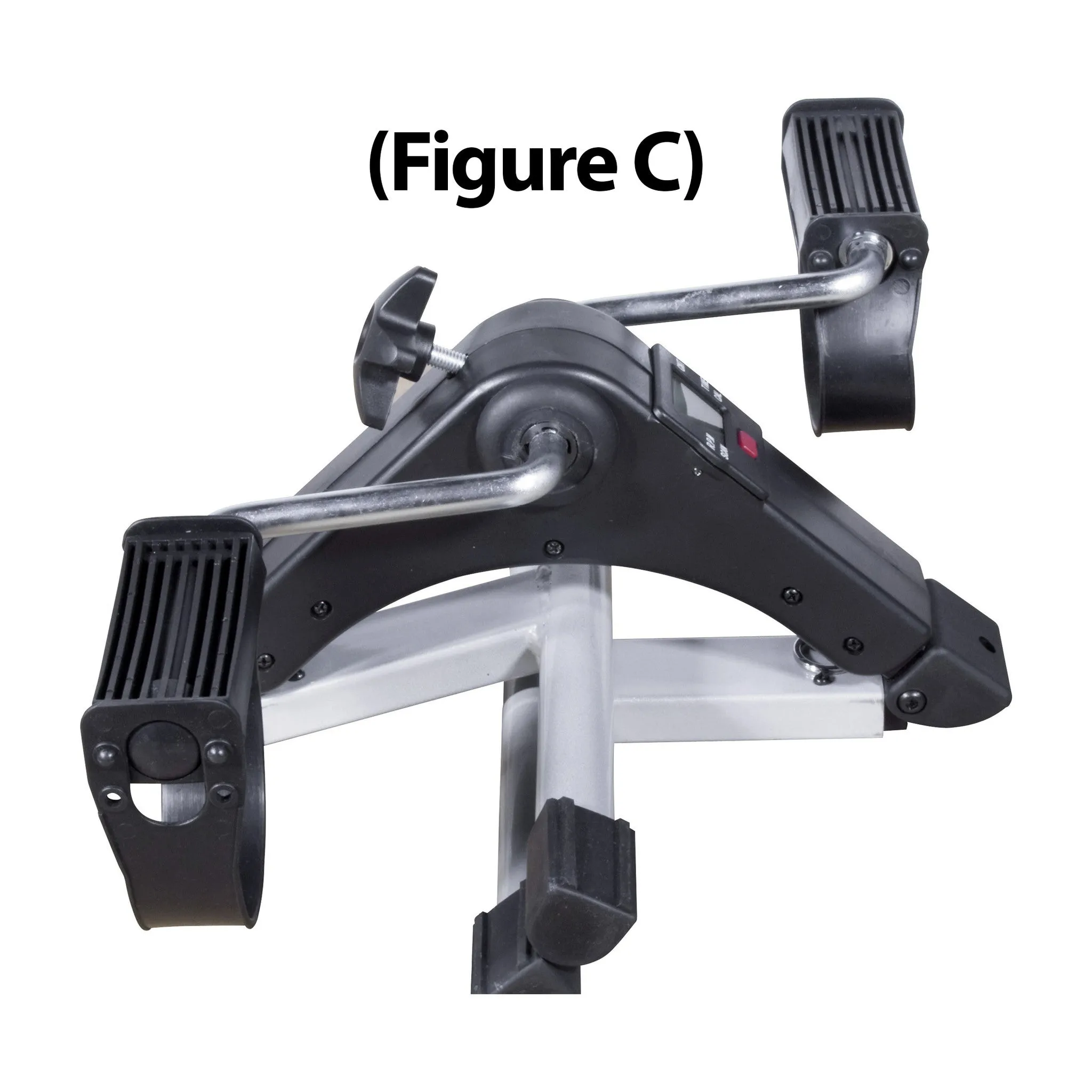 Folding Exercise Peddler with Electronic Display