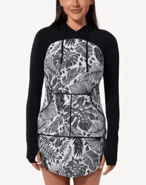 Forest Blast UPF 50 Hooded Dress Cover Up