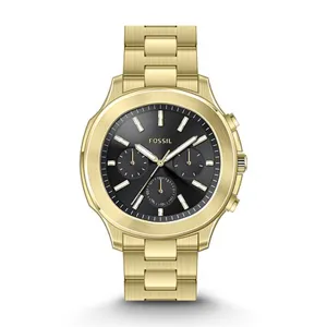 Fossil Analog Men's Watch Gold Plated Metal Bracelet - BQ2590