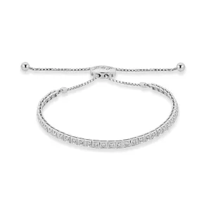 Four-Prong Square Shaped Adjustable Bracelet