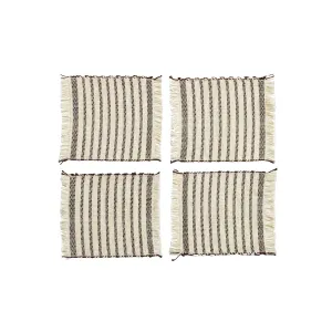 Fringe Coaster Set
