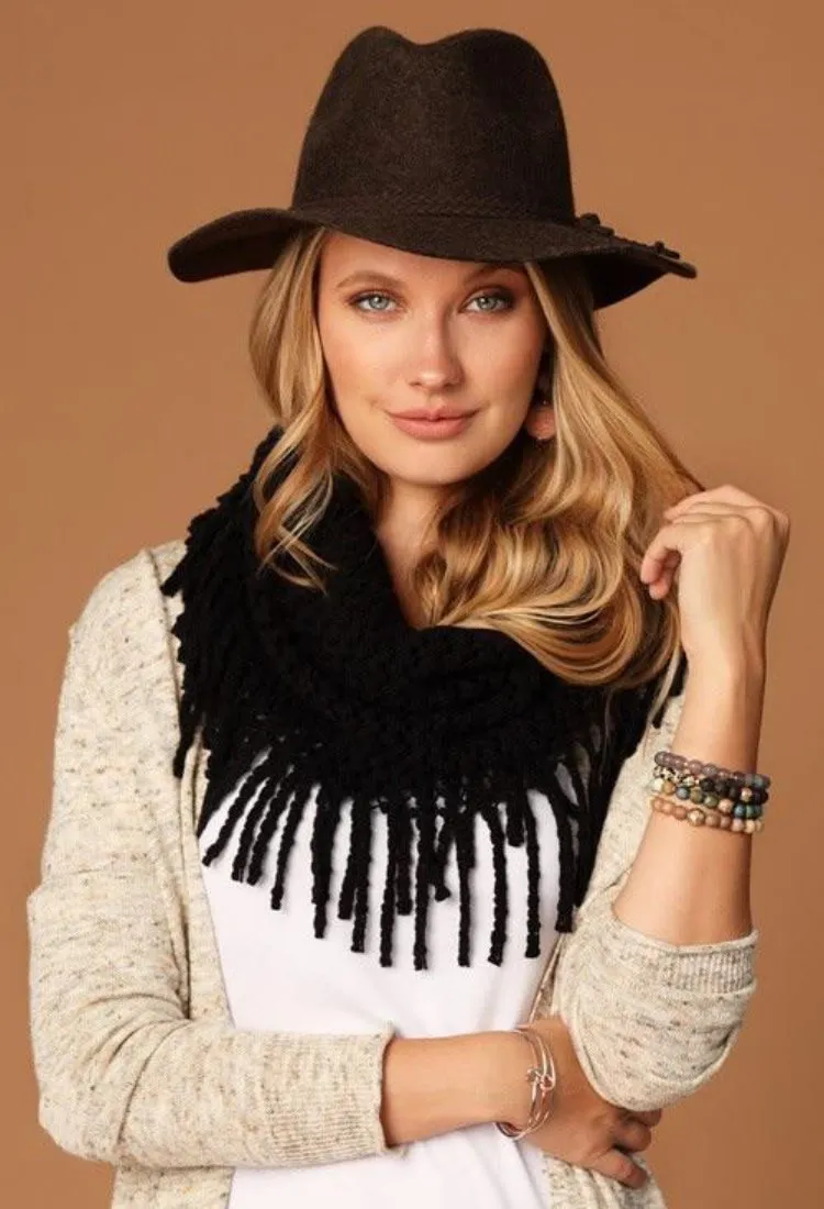Fringe Infinity Scarf