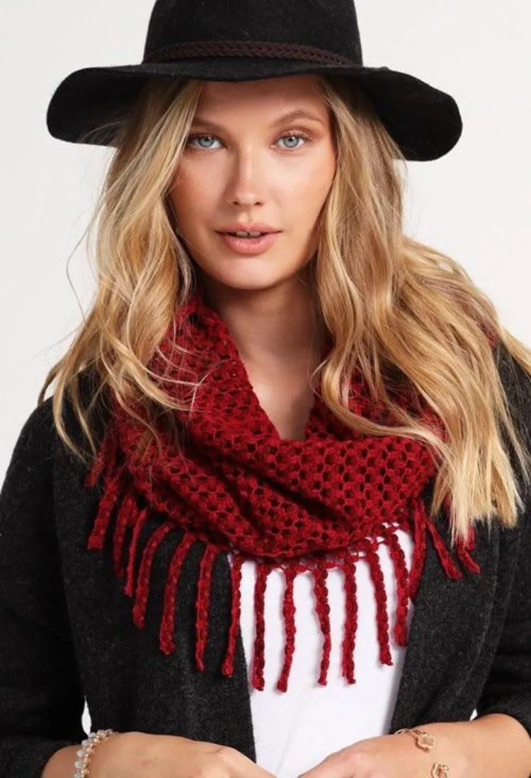 Fringe Infinity Scarf