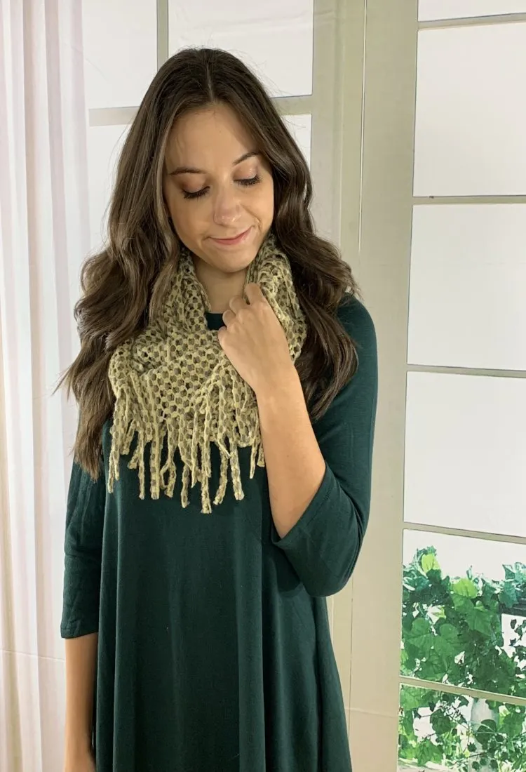Fringe Infinity Scarf