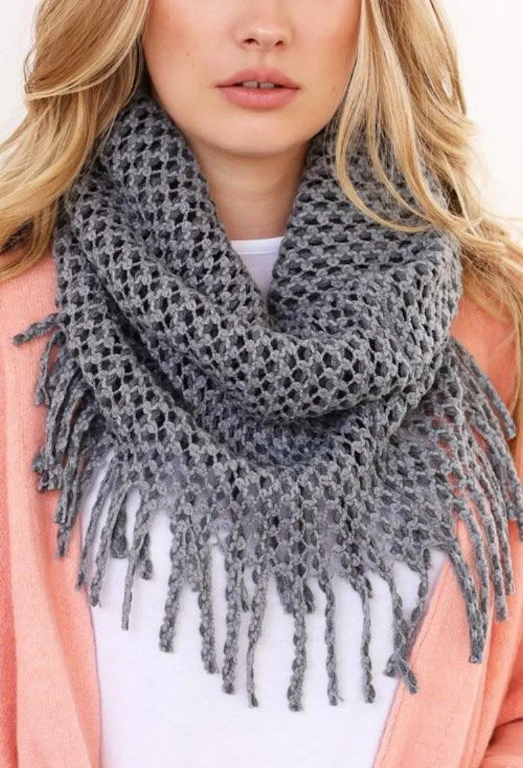 Fringe Infinity Scarf