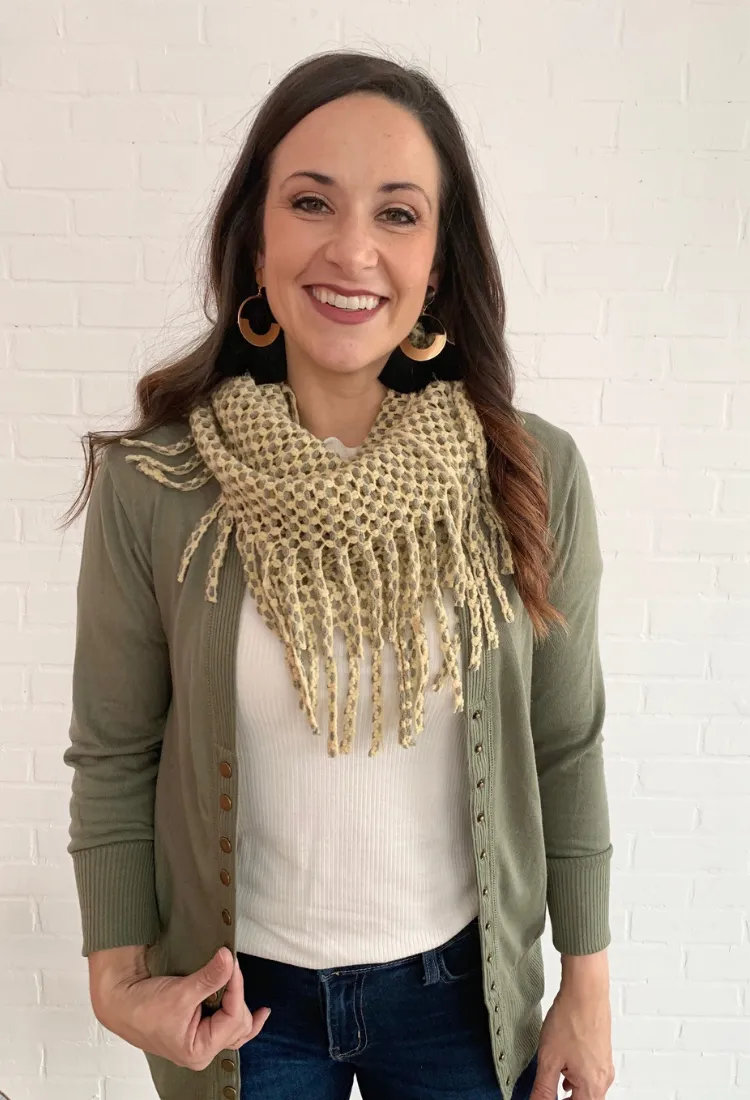 Fringe Infinity Scarf