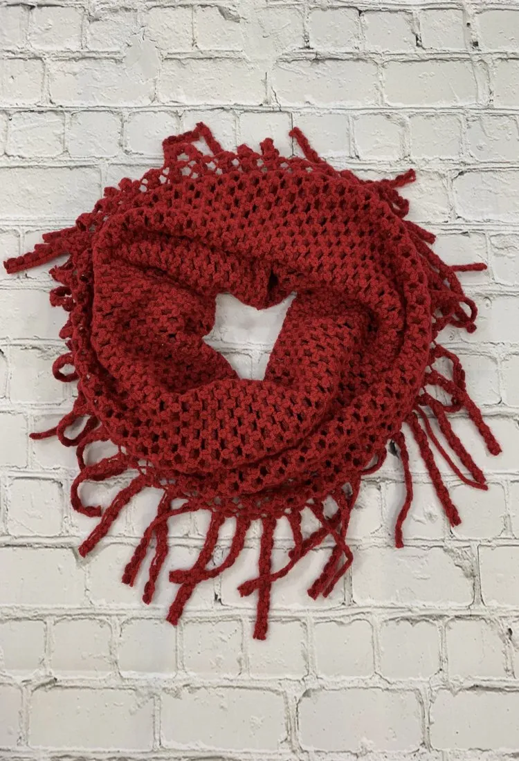 Fringe Infinity Scarf