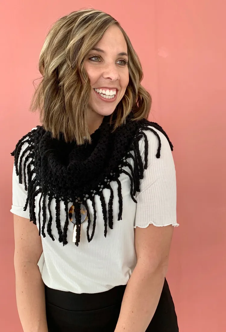Fringe Infinity Scarf