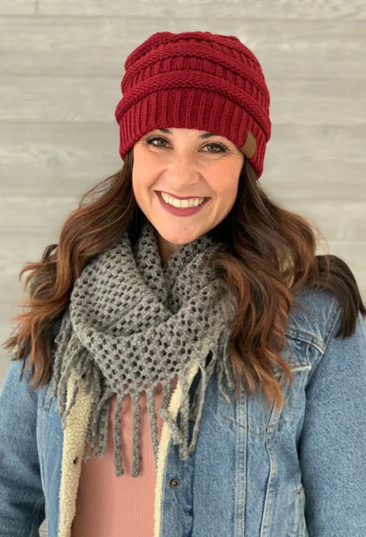 Fringe Infinity Scarf