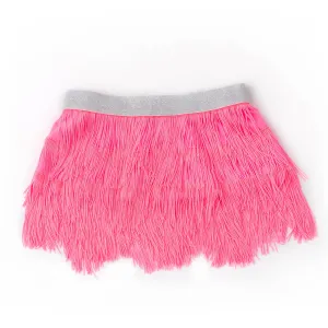 Fringe Skirt - Hot Pink