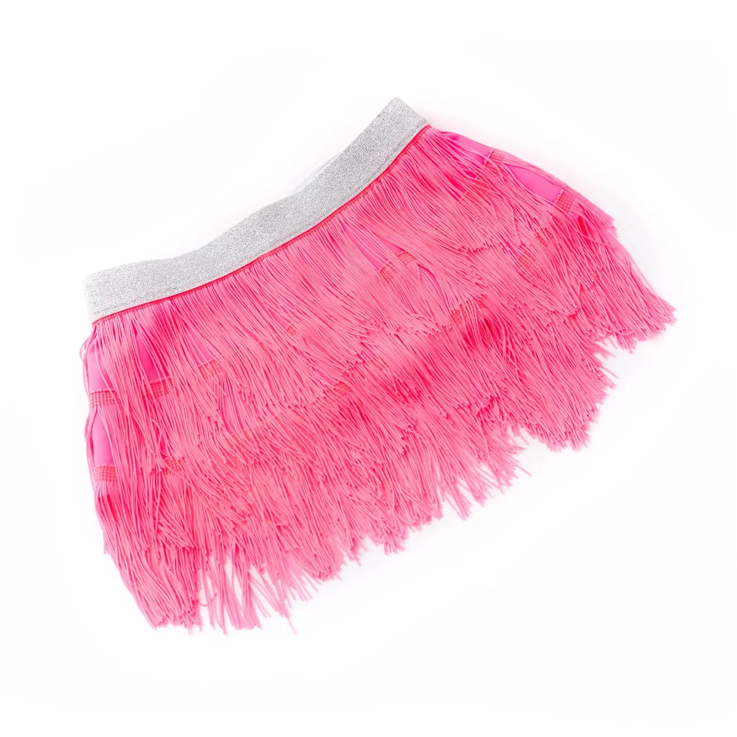 Fringe Skirt - Hot Pink