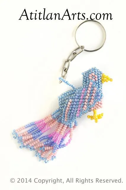 Fringe-Tail Bird pastel blue [Birds]