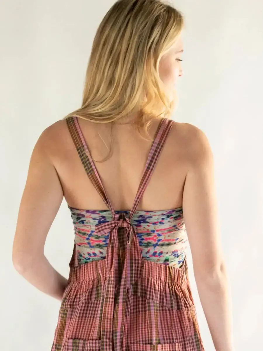 FULL BOHO BANDEAU HEADBAND - DARK CREAM TIE-DYE