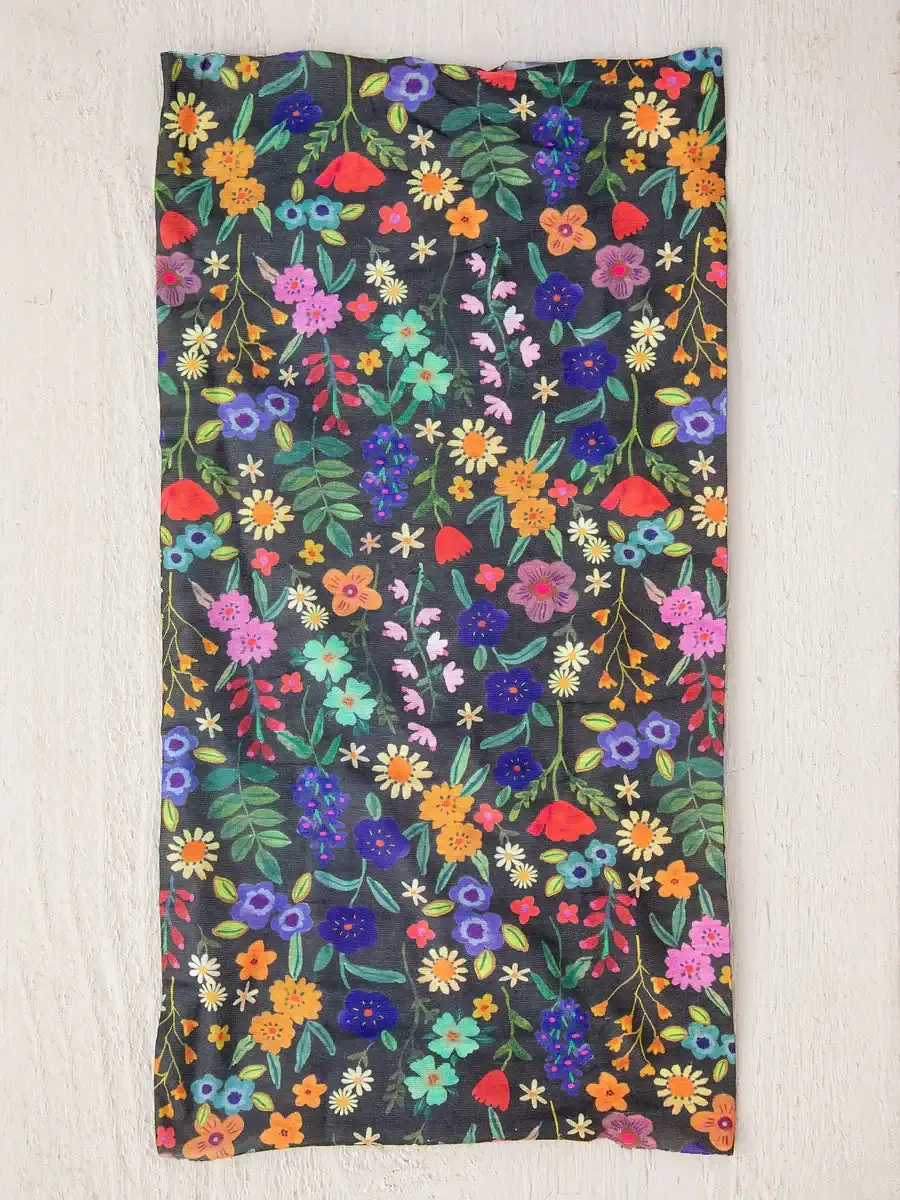 FULL BOHO BANDEAU HEADBAND - MULTI WILDFLOWERS