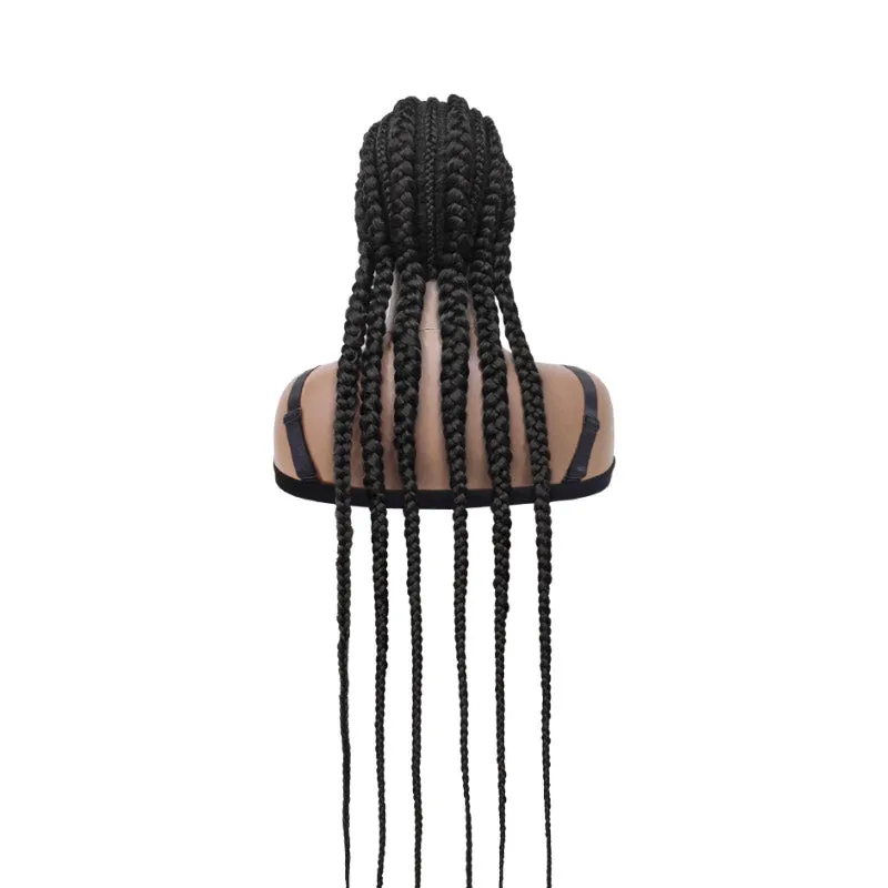 Full Lace Stitch Braided Wig Hand Braided Cornrow Wigs Lightweight
