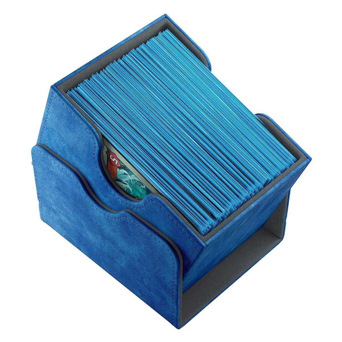 Gamegenic Sidekick 100  Convertible Blue Deck Box