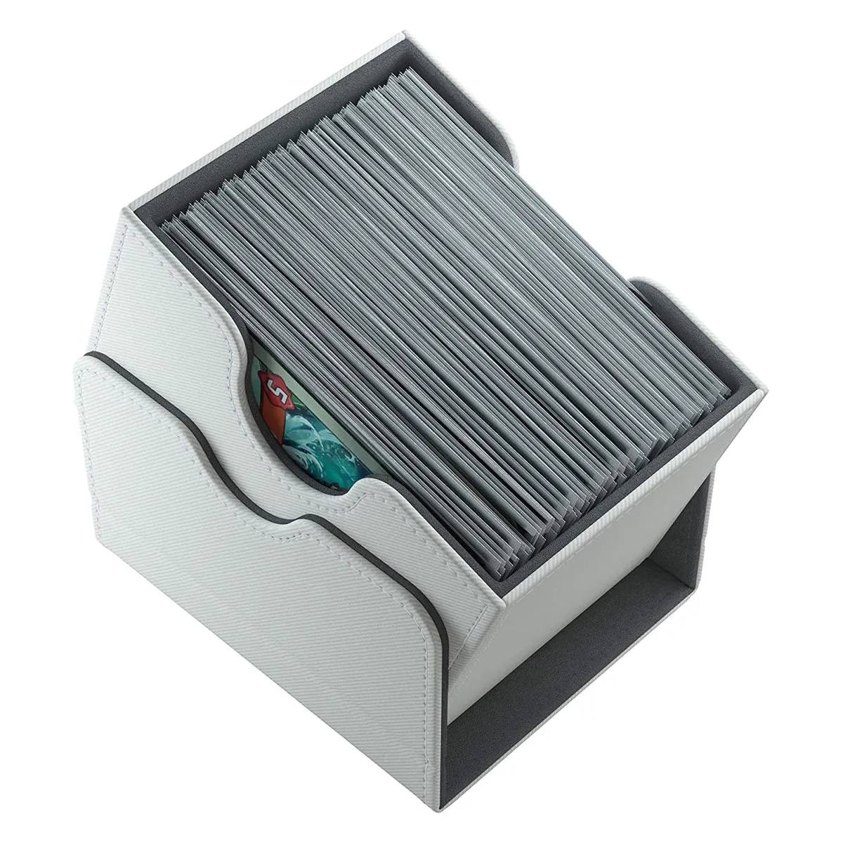 Gamegenic Sidekick 100  Convertible White Deck Box