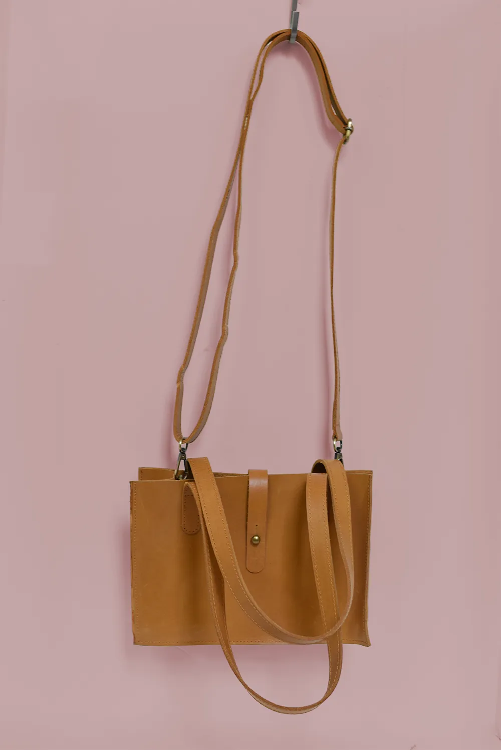GEN Convertible Midsized Handbag, Caramel