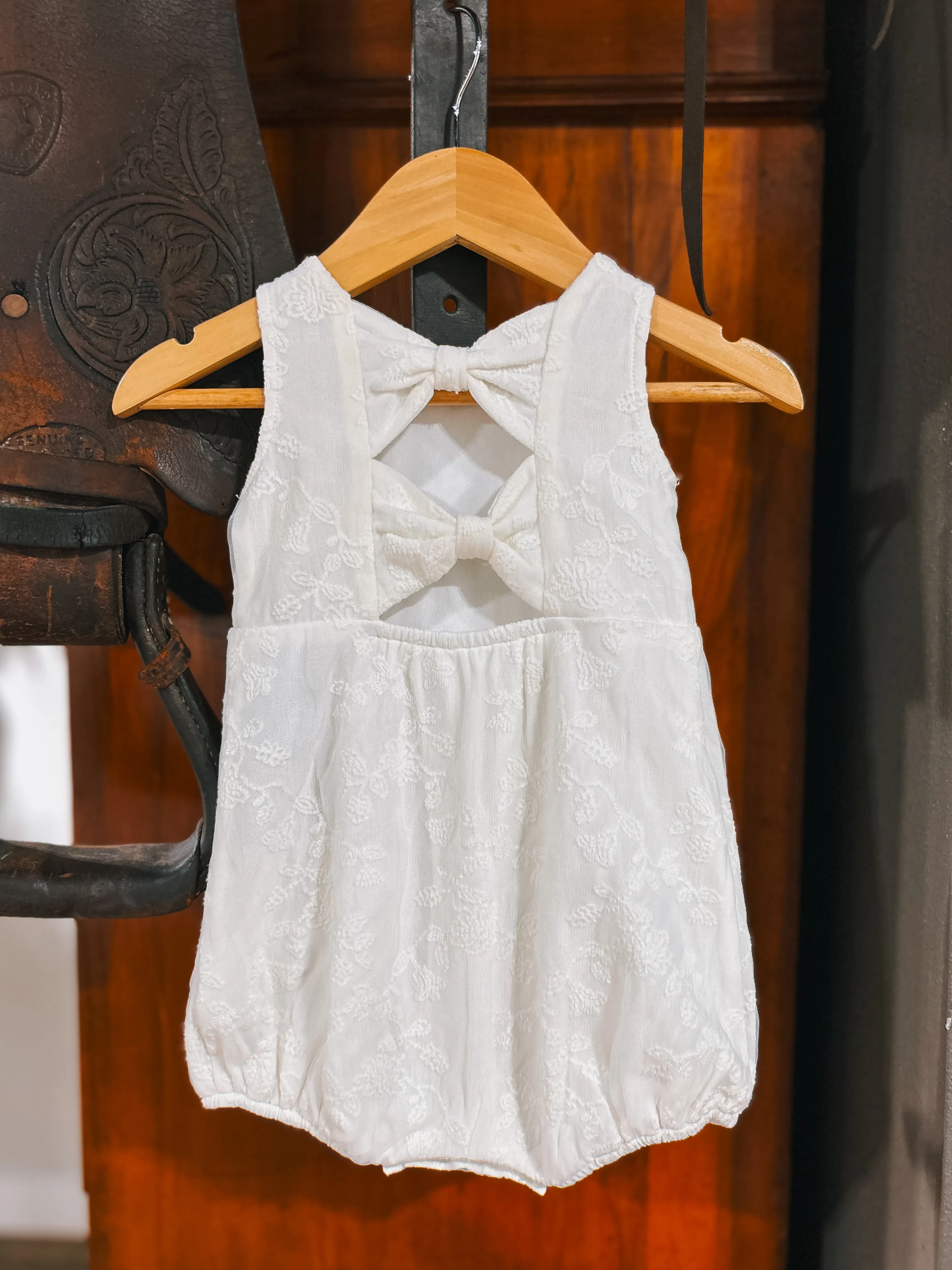 Girls Mabel   Honey Cotton Cloud Romper 6mo