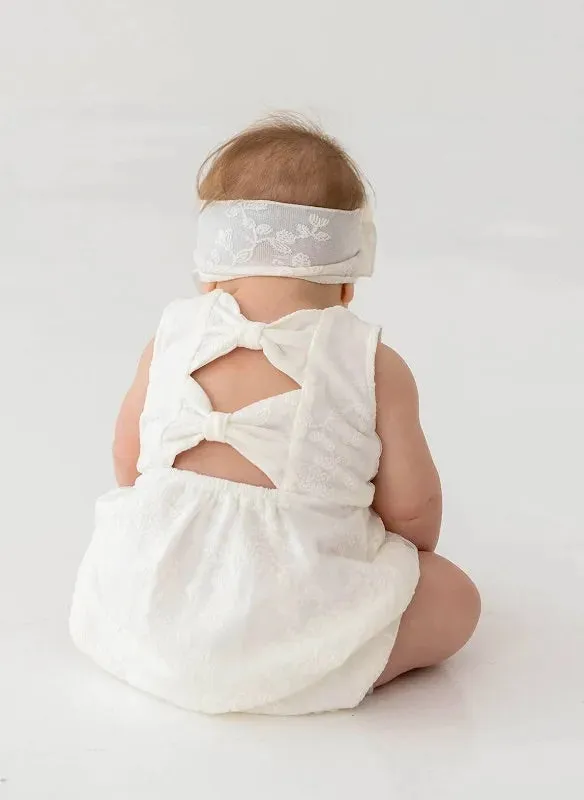 Girls Mabel   Honey Cotton Cloud Romper 6mo