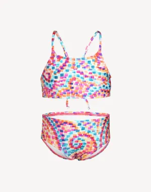 Girls Pebble Beach High Neck Bikini Set