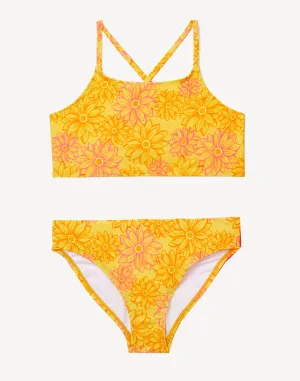 Girls Sunny Days High Neck Bikini Set