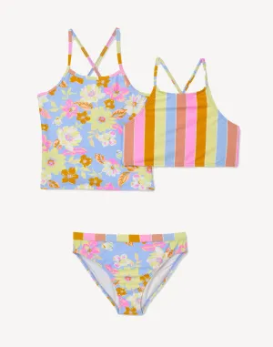 Girls Sweet Meadow 3 Piece Tankini Set