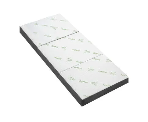 Giselle Bedding Folding Foam Portable Mattress Bamboo Fabric