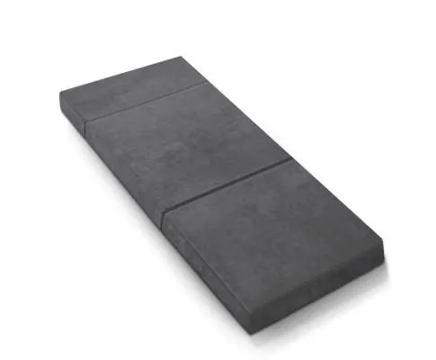 Giselle Bedding Folding Foam Portable Mattress Grey