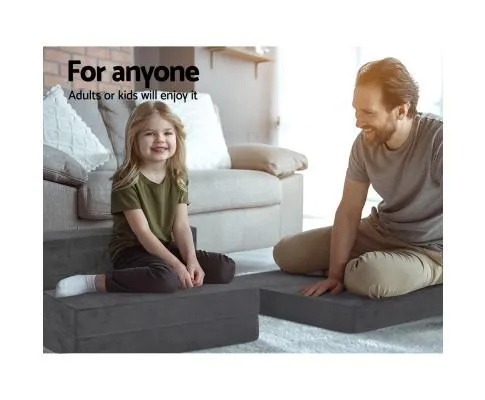 Giselle Bedding Folding Foam Portable Mattress Grey