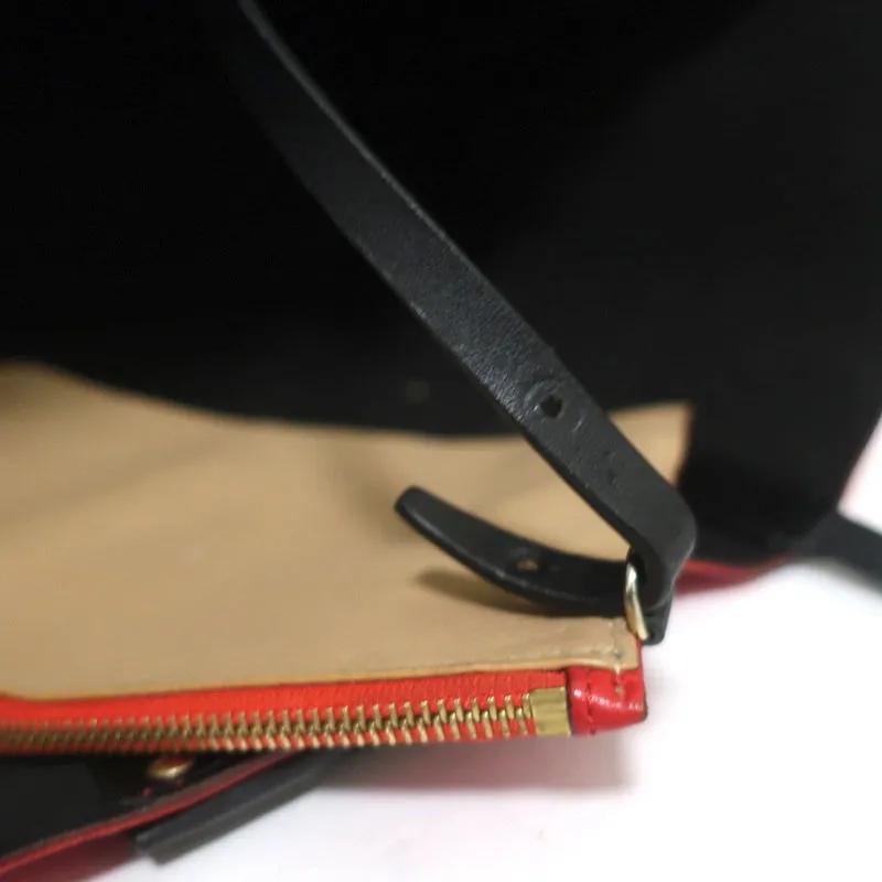 Givenchy Antigona Large Shopper Tote Red/Beige Two Tone Leather Shoulder Bag