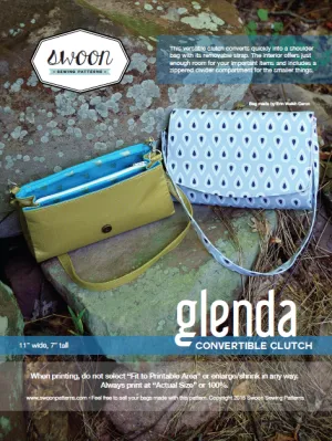 Glenda Convertible Clutch by Swoon Sewing Patterns