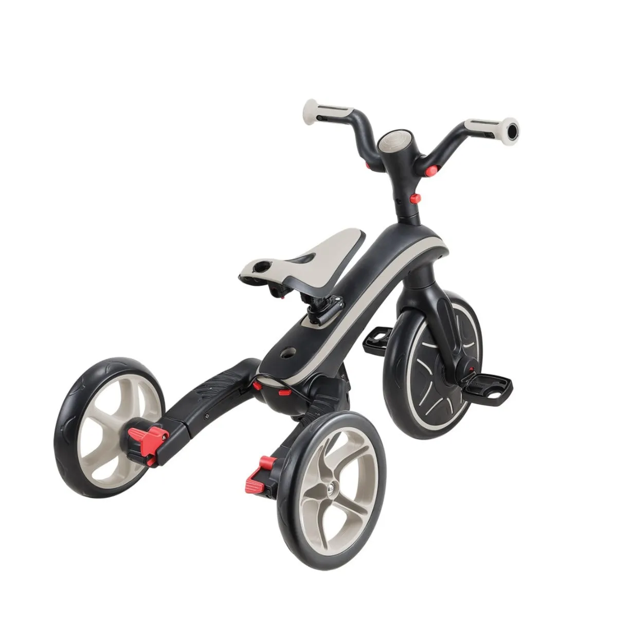 Globber Explorer Trike Foldable 4-in-1  Baby Trike & Kids Balance Bike - Taupe