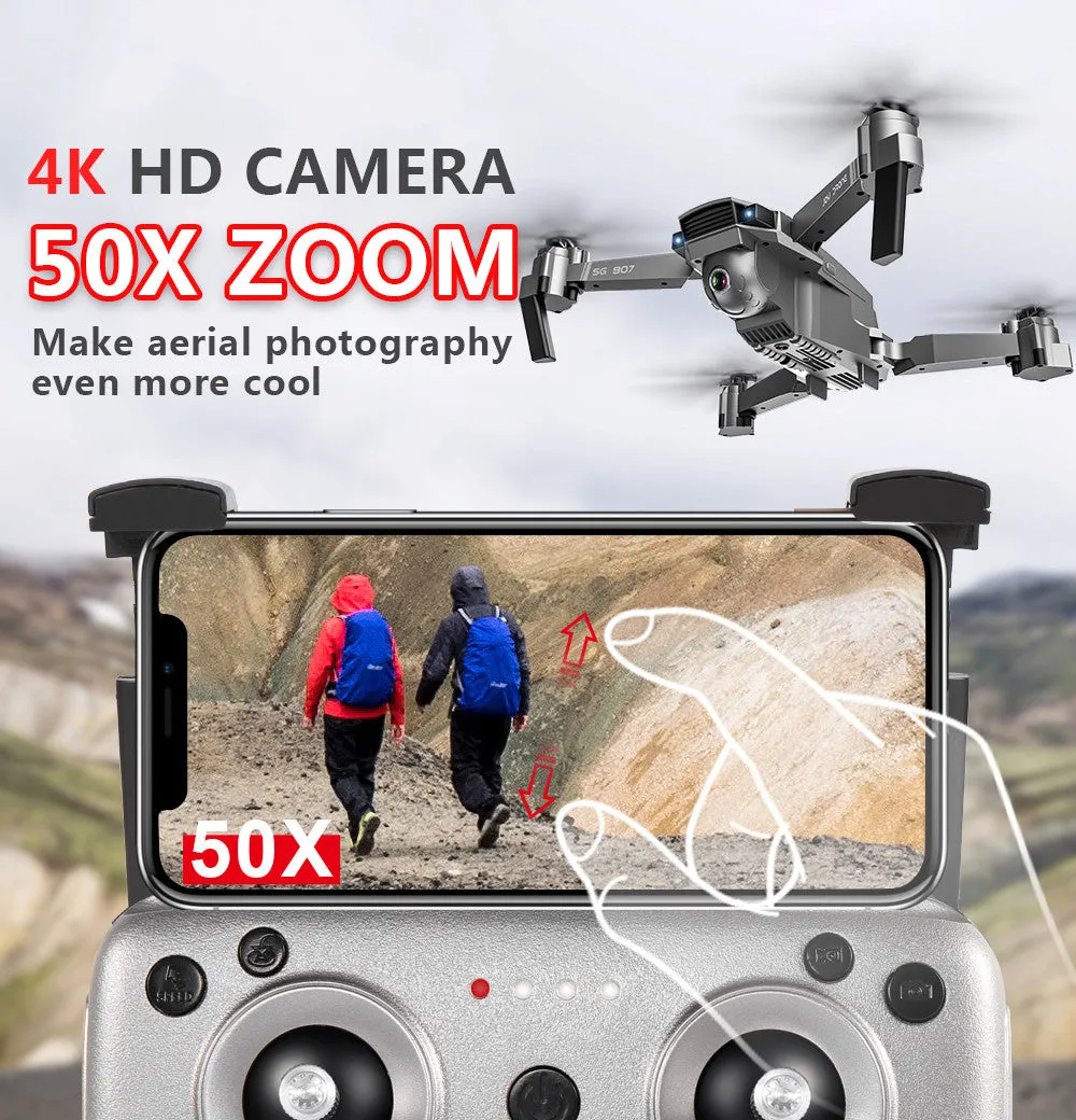 GPS 4K HD Dual Camera Foldable Quadcopter Drone