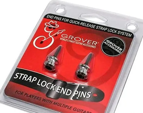 Grover GP810C - End Pins for Quick Release Strap Locks - Chrome