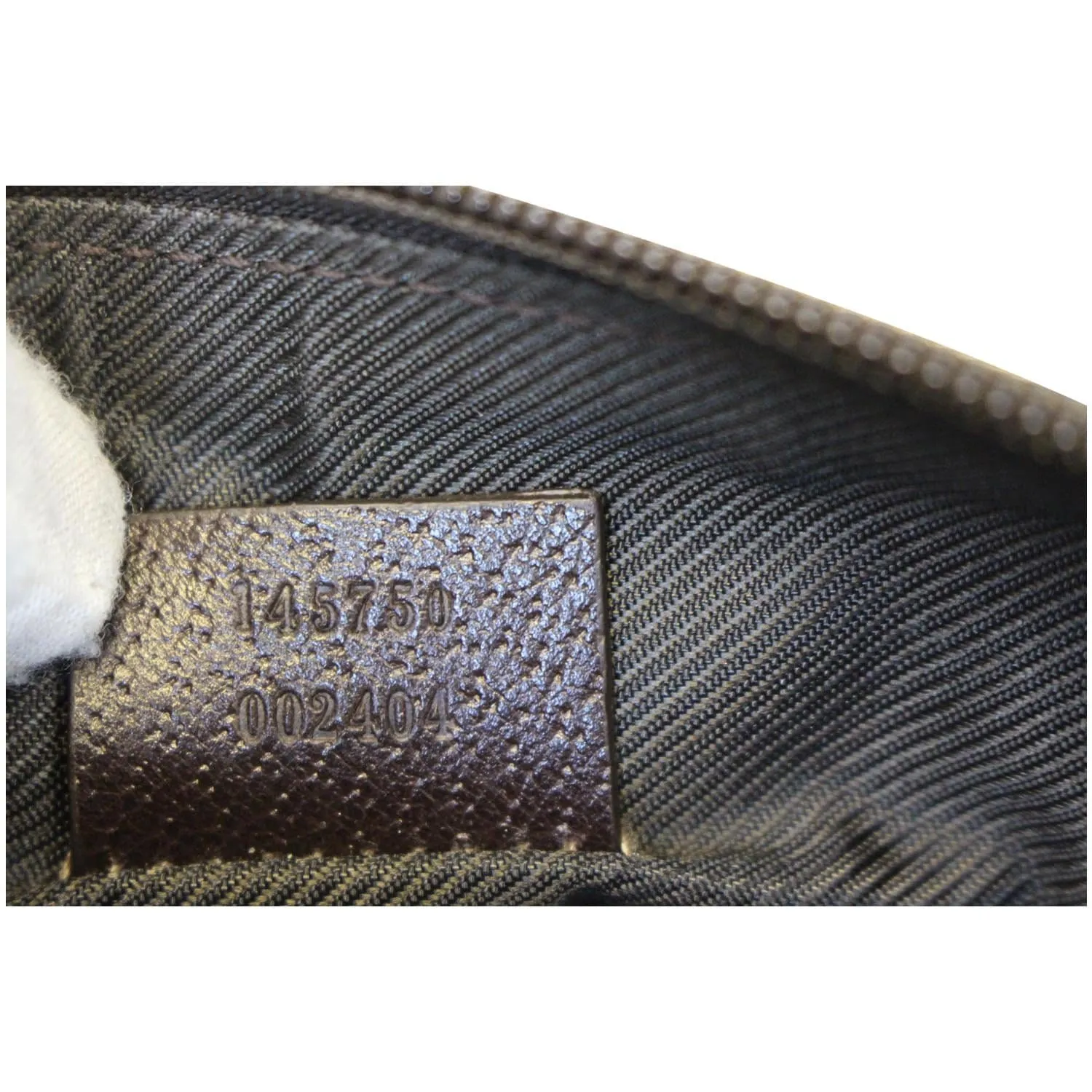 Gucci Beige/Ebony G Canvas Abbey D-Ring Pochette Bag