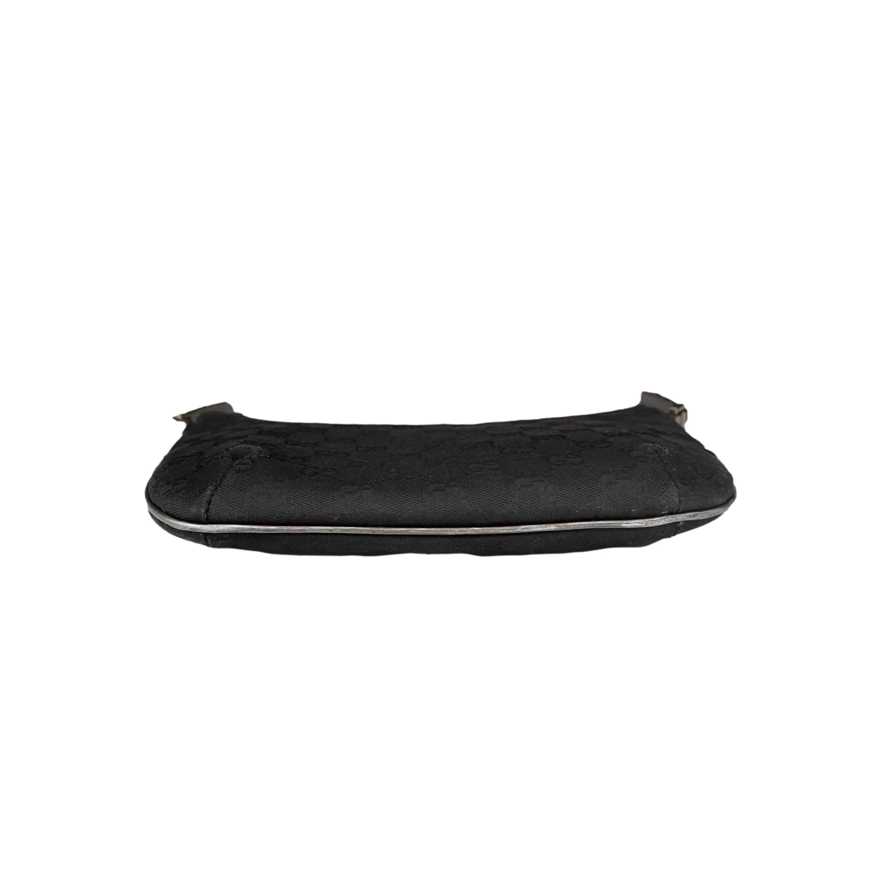 Gucci Black Monogram Shoulder Bag