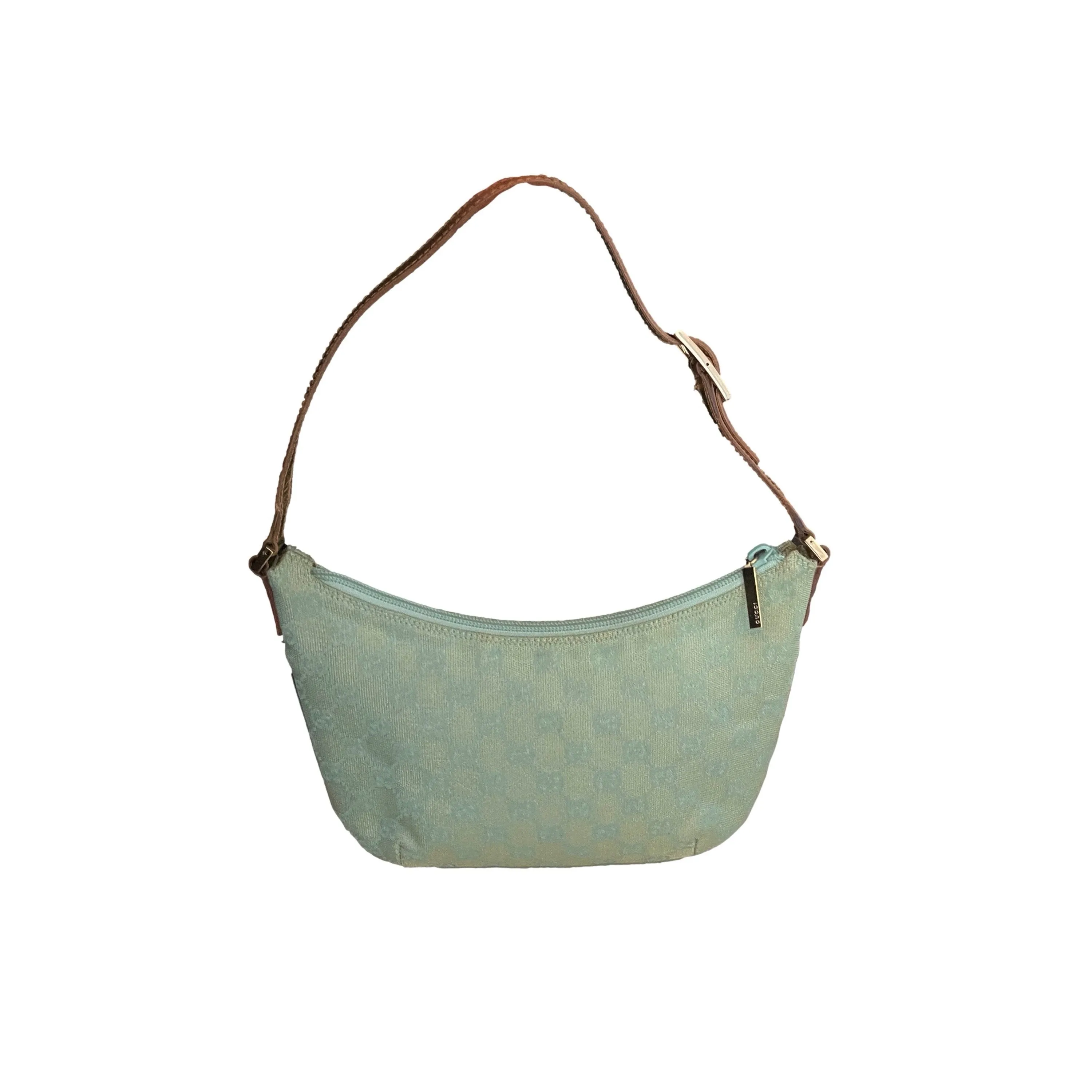 Gucci Iridescent Baby Blue Monogram Shoulder Bag