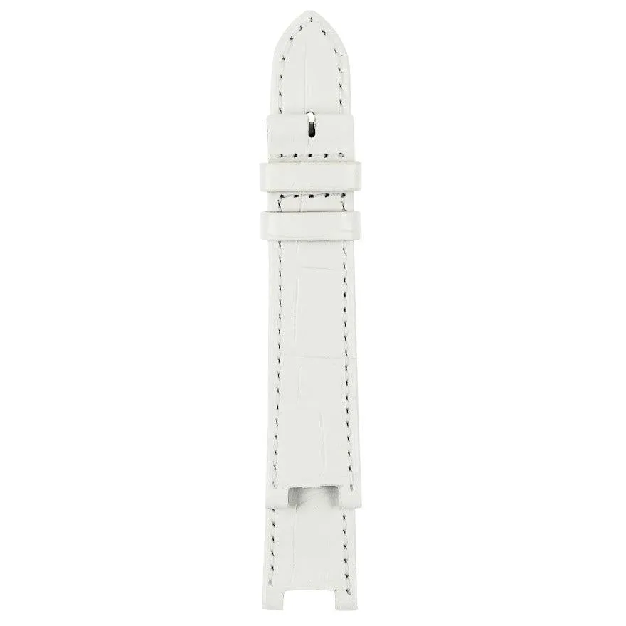 GV2 Piemonte 18mm Alligator Pattern Leather Strap
