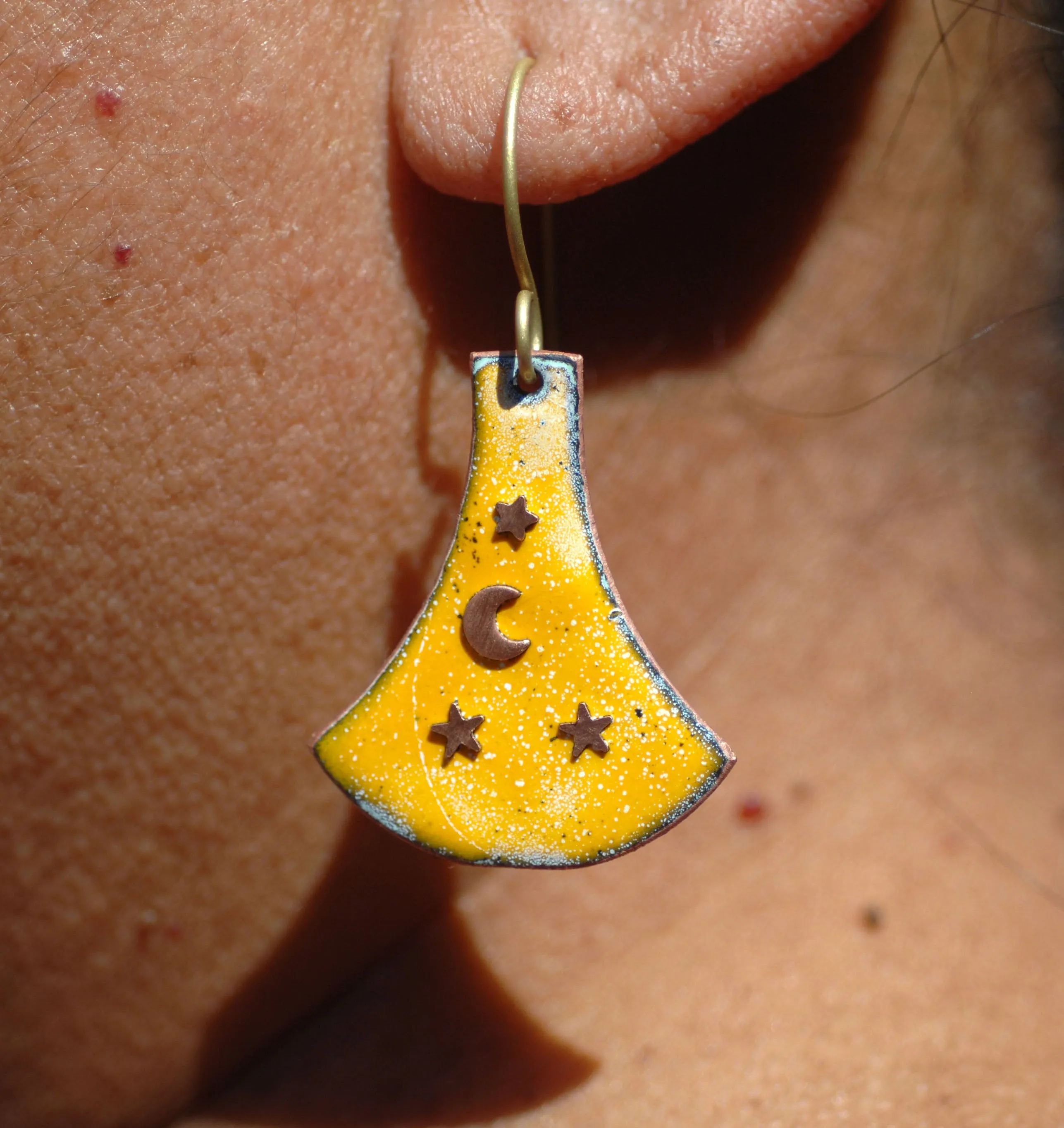 Hammered Tiny metal Star 3mm blanks