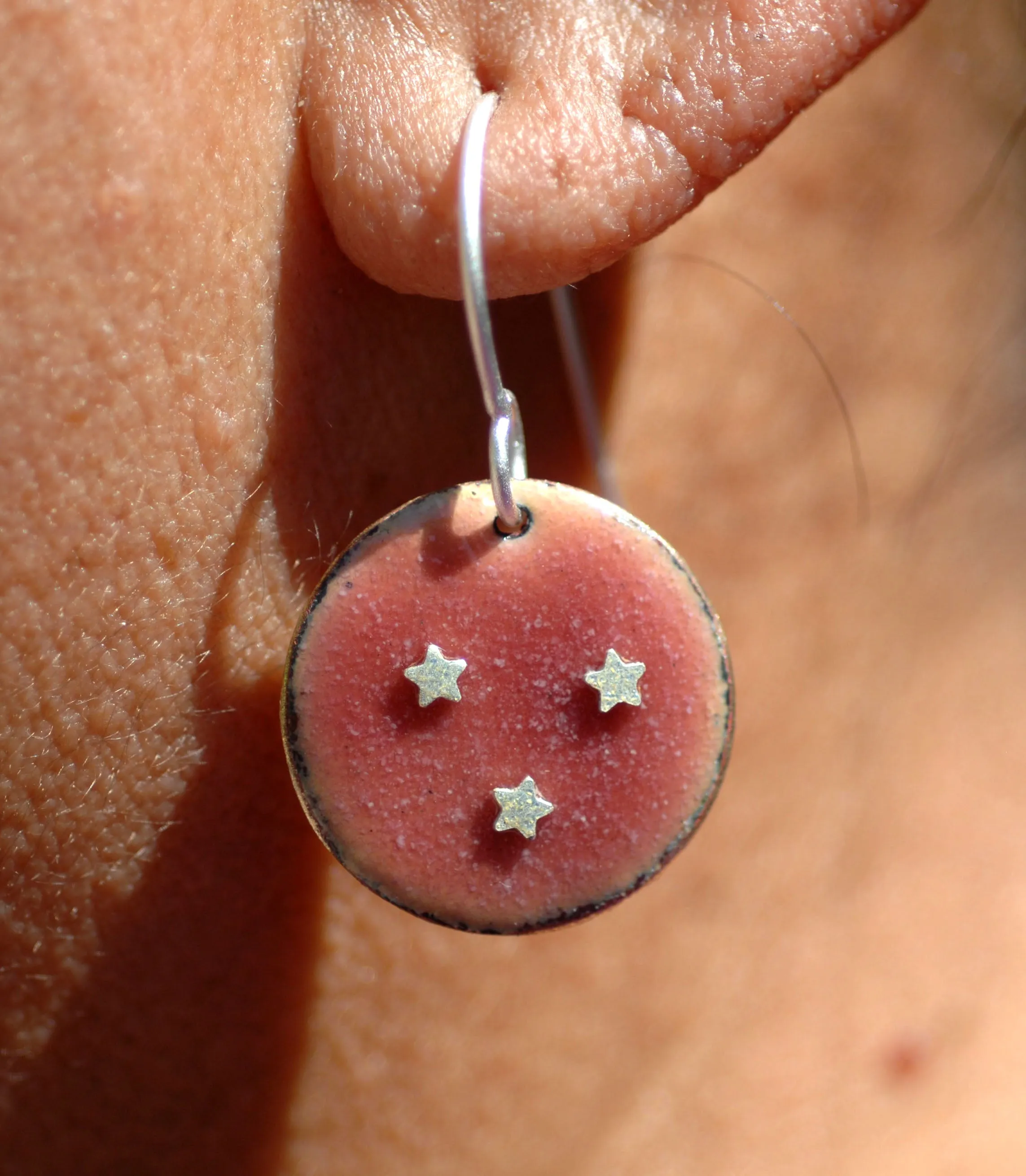 Hammered Tiny metal Star 3mm blanks