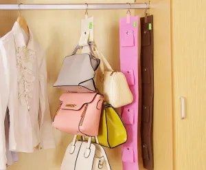 Handbag Organizer Handbag Holder Hook Wardrobe Hook Handbag Collecting Hook Home Storage Holder (5 hook)