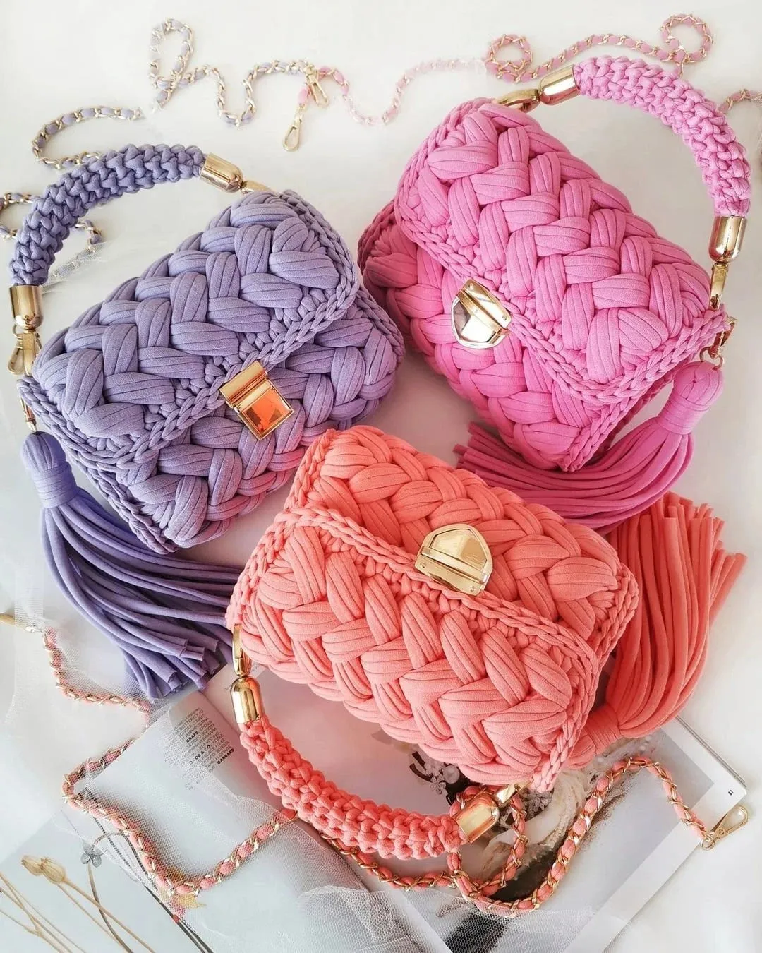 Handmade Croshet Clutches & Evening Bags