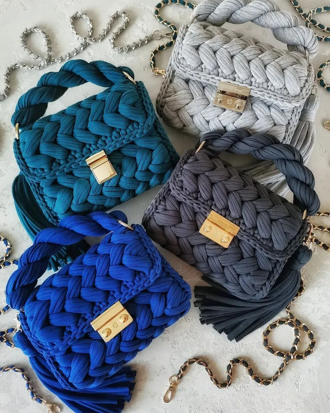 Handmade Croshet Clutches & Evening Bags